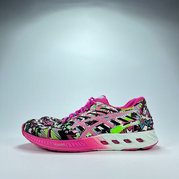 Asics fuzeX Multicolor Lightweight Lace Up Running Shoes T6K8N Women's Size 10 - Picture 4 of 10